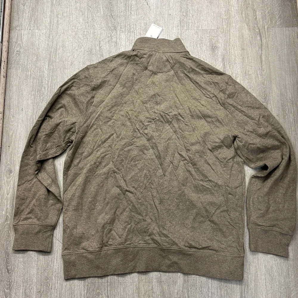 Polo by Ralph Lauren Men's Tan Zip-Up Sweater